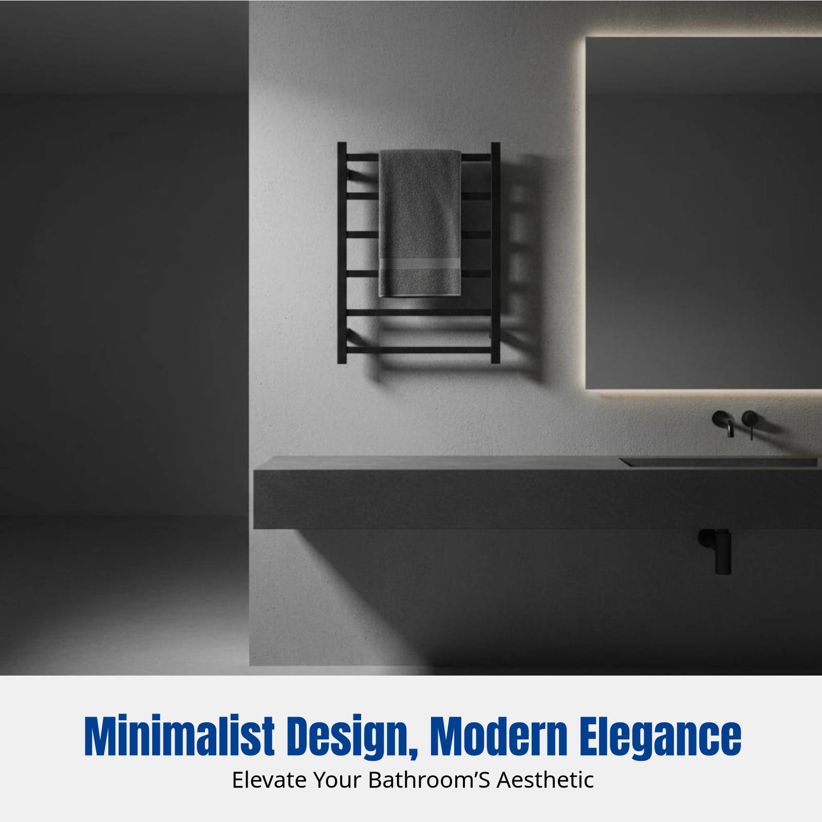 Smart Electric Towel Rack, Hea - Smart Home Display recension och pris