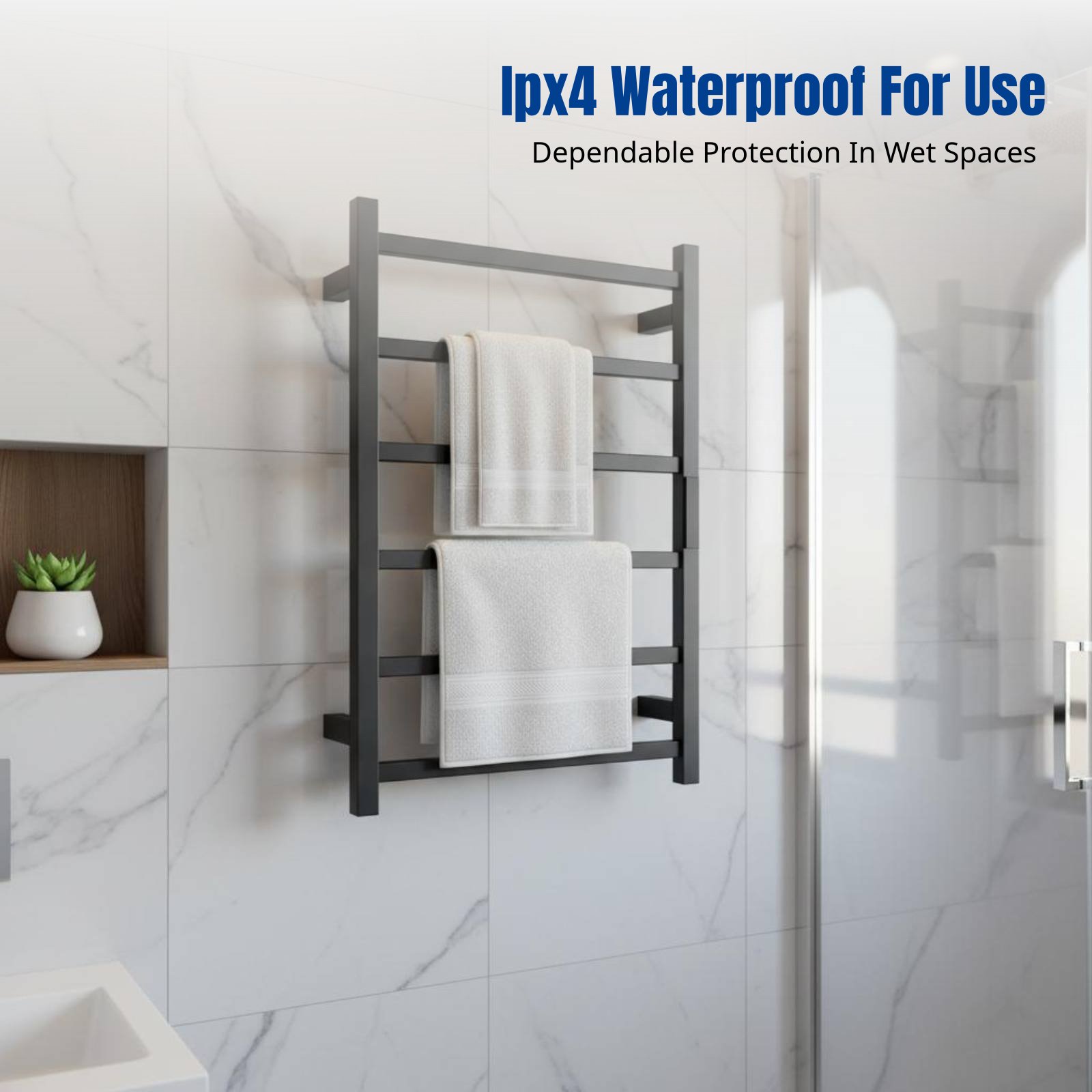 Smart Electric Towel Rack, Hea - Smart Home Display recension och pris