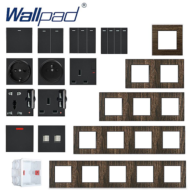 Wood Design EU Socket Wallpad  - Smart Home Or Smart Home recension och pris