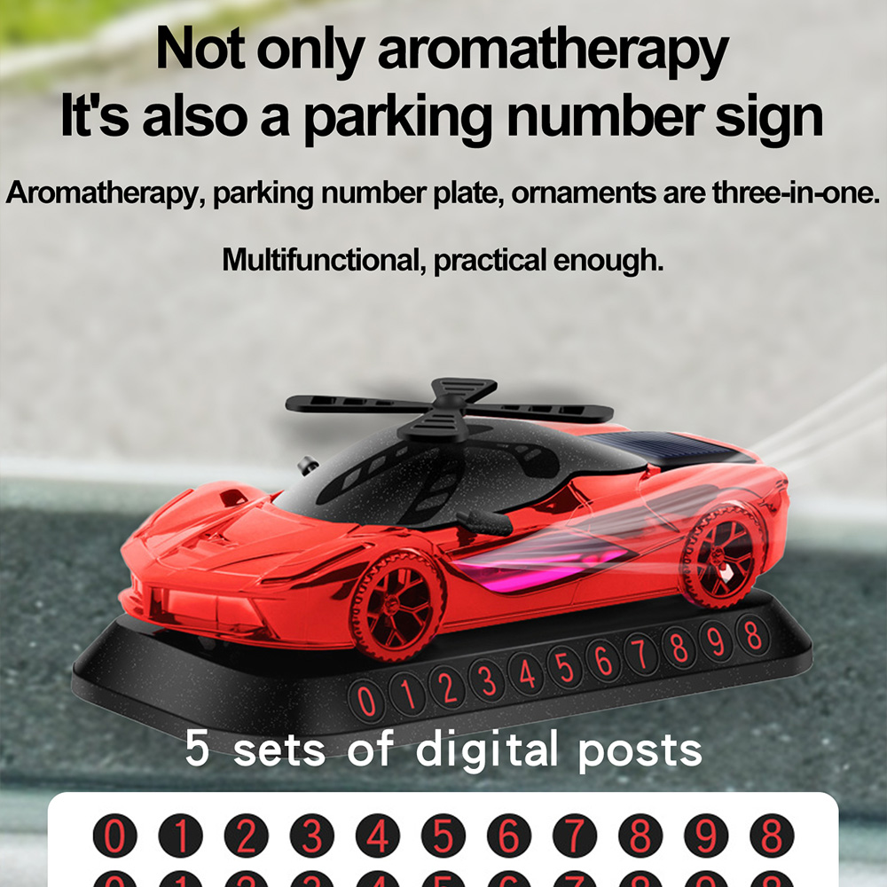 Solar car ornaments aromathera - Smart Home Interior recension och pris