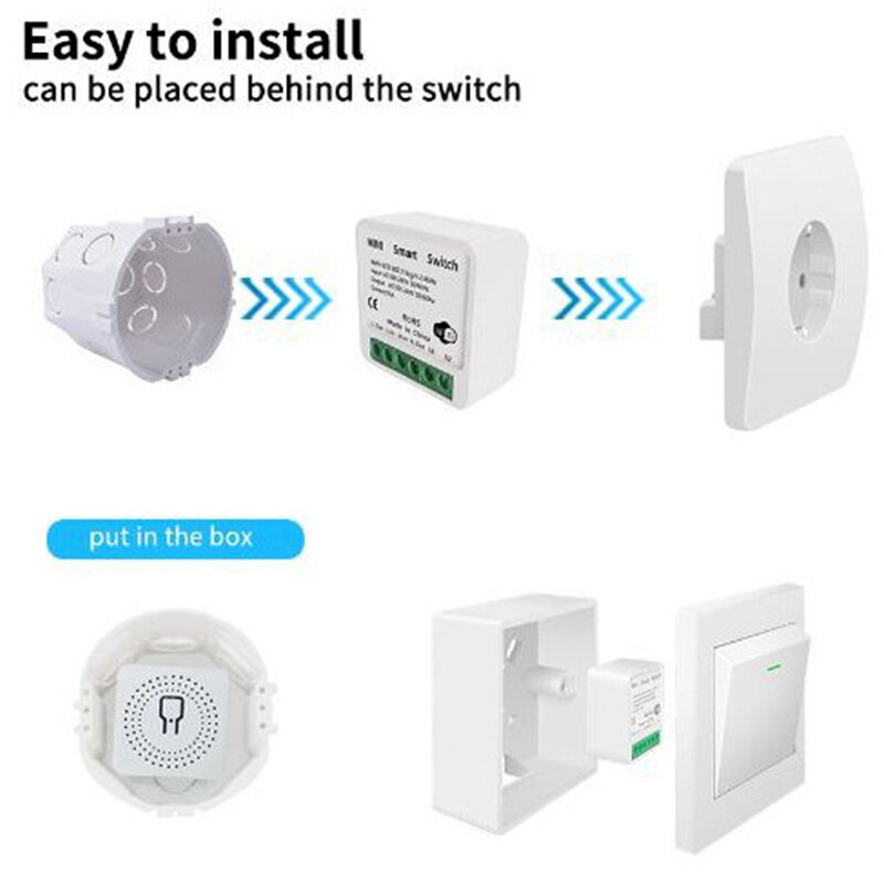 Tuya 16A 20A Mini WiFi Smart S - Smart Home Integration recension och pris