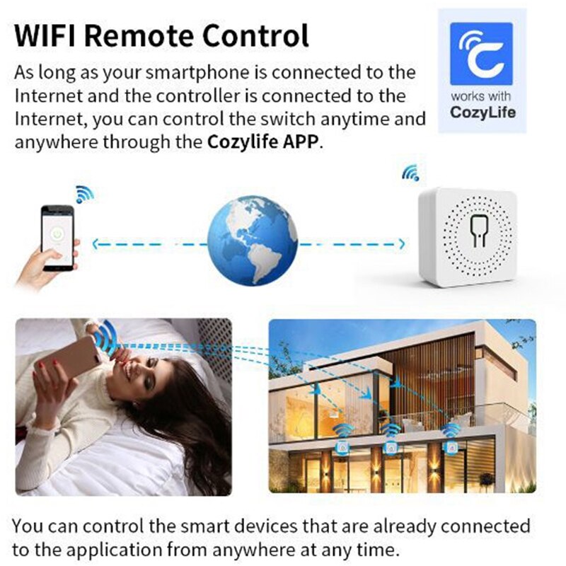 Tuya 16A 20A Mini WiFi Smart S - Smart Home Integration recension och pris