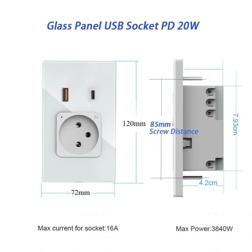 Adea Wifi Tuya Wall Socket Usb - Smart Wall Socket recension och pris