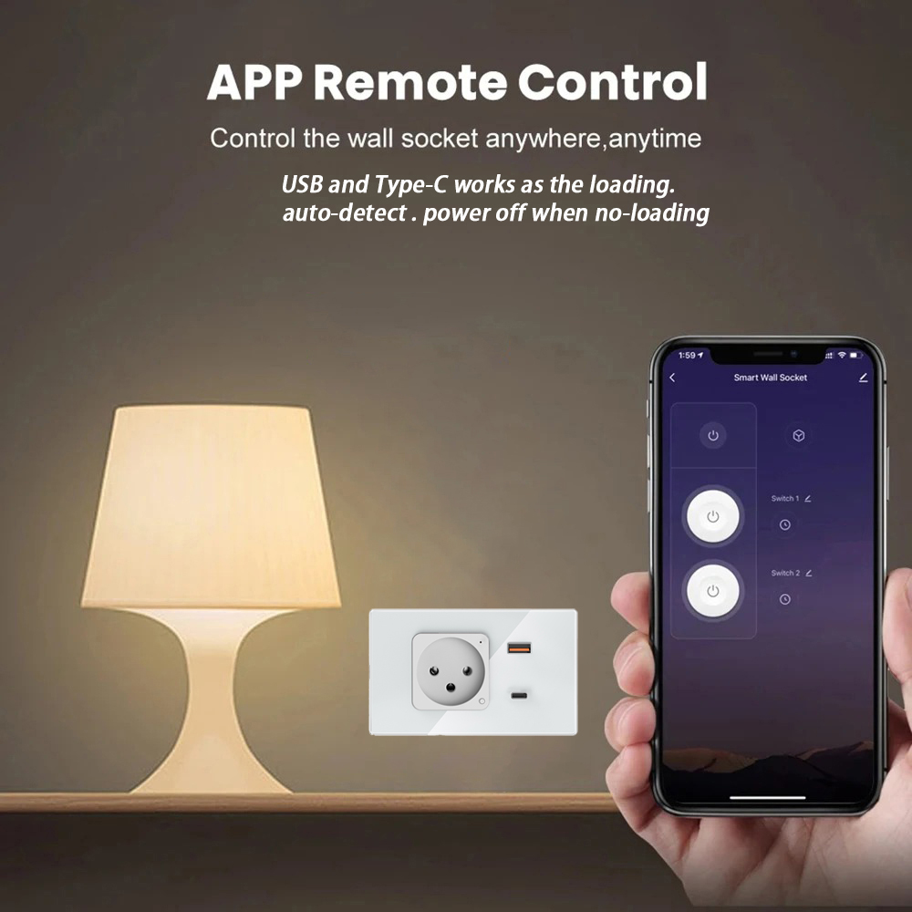 Adea Wifi Tuya Wall Socket Usb - Smart Wall Socket recension och pris