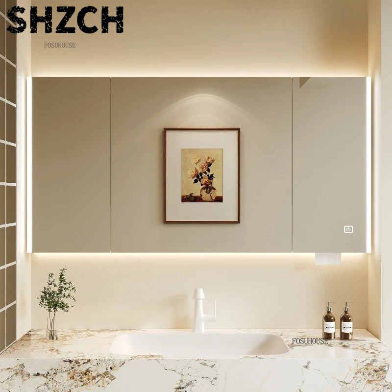 Modern Thickened Bathroom Mirr - Smart Home Integration recension och pris