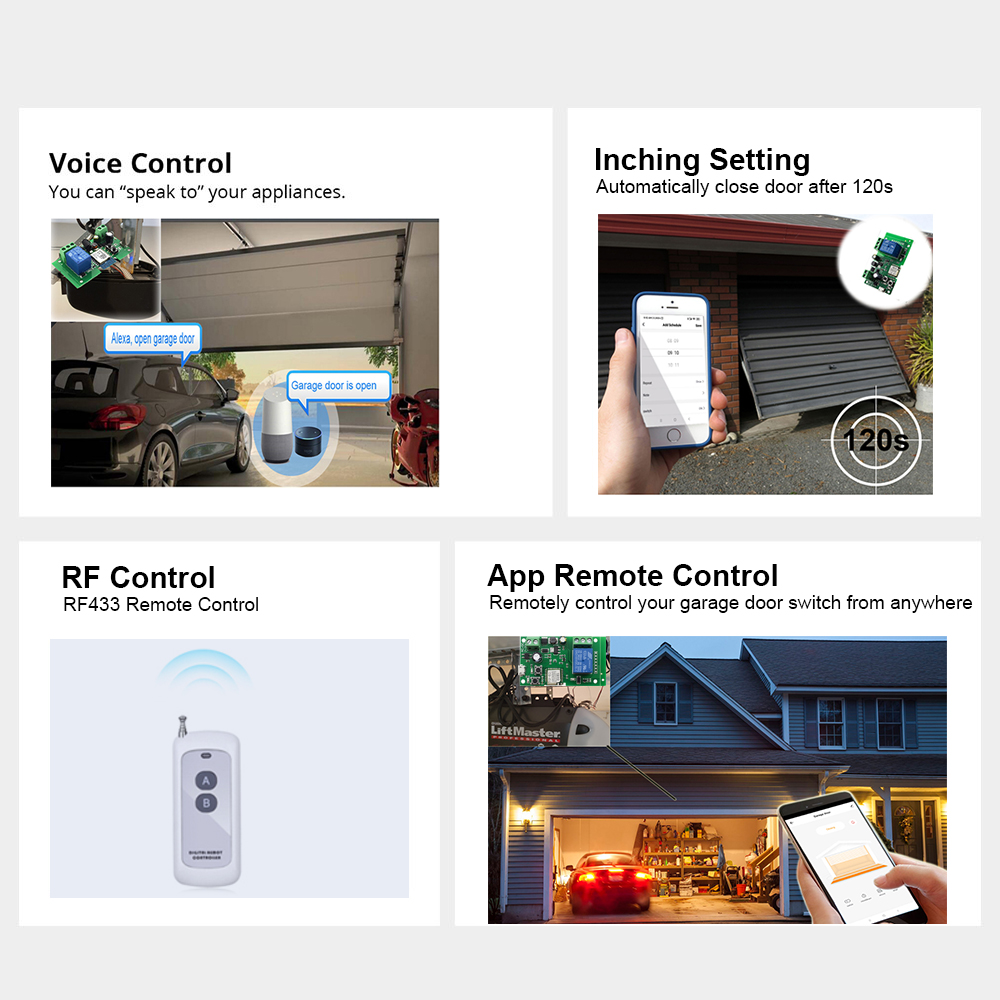 Zigbee WiFi Smart Garage Door  - Smart Home Z Wave recension och pris