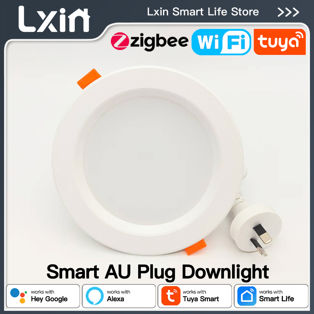 Lxin tuya AU plug Downlight WI - Alexa Compatible Bulb recension och pris
