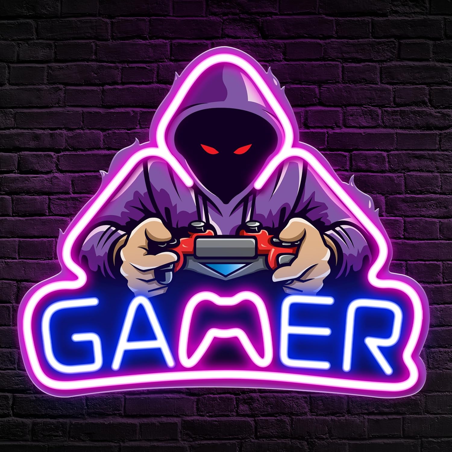 game controller neon sign game - Smart Home Poster recension och pris
