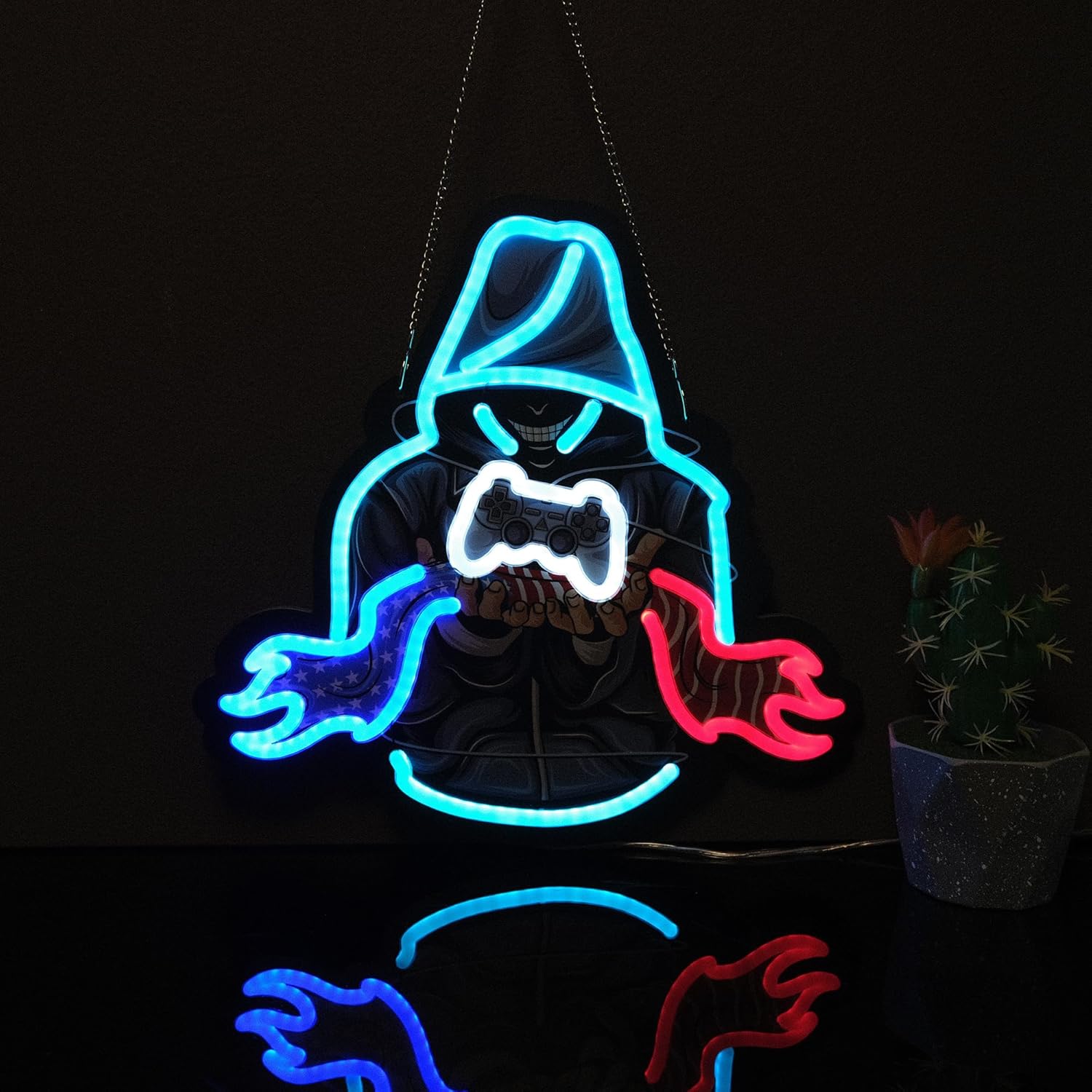 game controller neon sign game - Smart Home Poster recension och pris