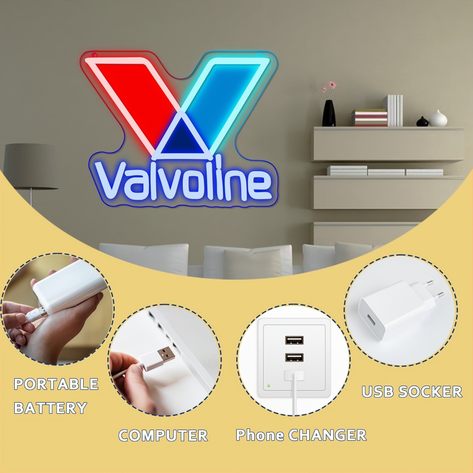 Valvoline Engine Oil Neon Sign - Smart Home Poster recension och pris