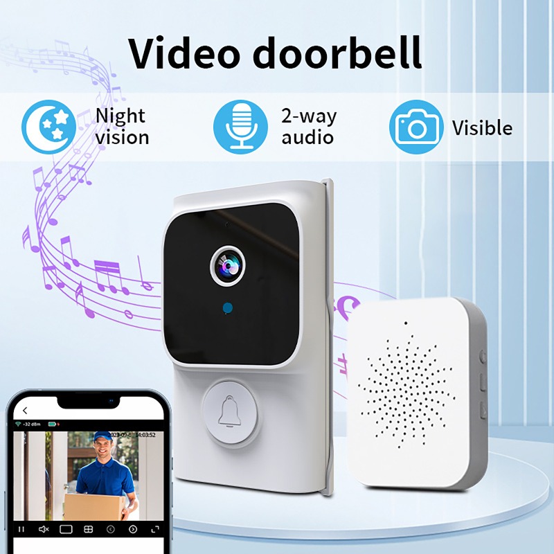 Tuya Wireless Smart Video Door - Smart Home Video Doorbell App recension och pris