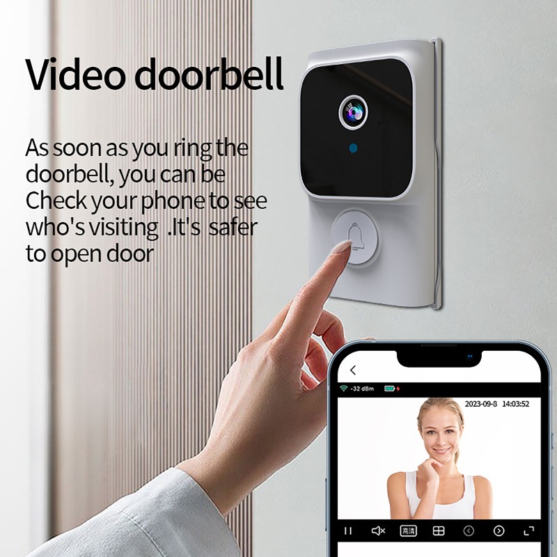 Tuya Wireless Smart Video Door - Smart Home Video Doorbell App recension och pris