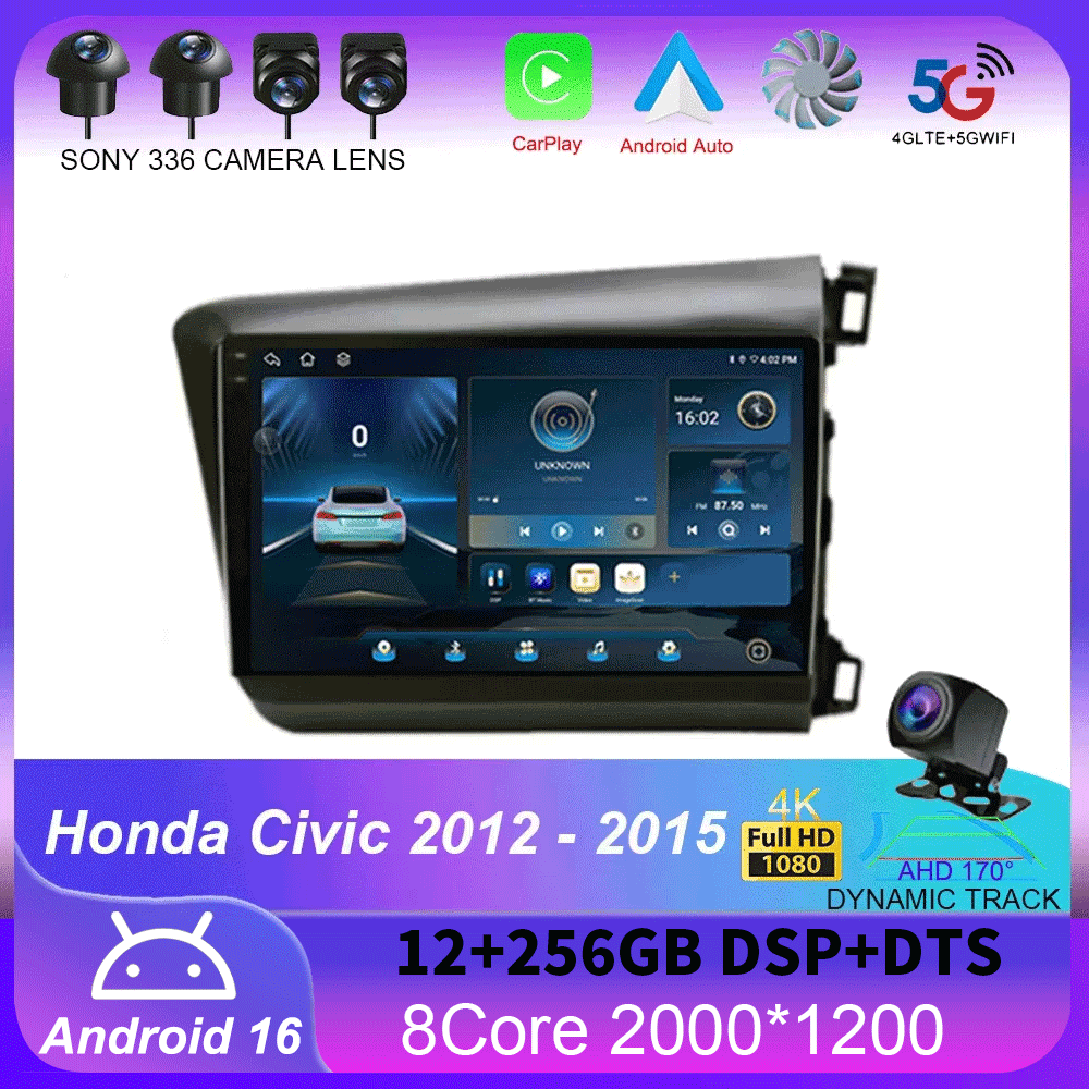 9 inch for Honda Civic 2012 20 - Smart Home Orvibo recension och pris