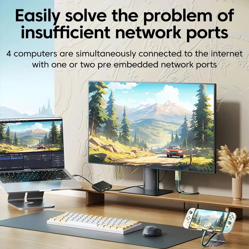 KEBIDU 5 Ports 1000Mbps Gigabi - Smart Home Router recension och pris