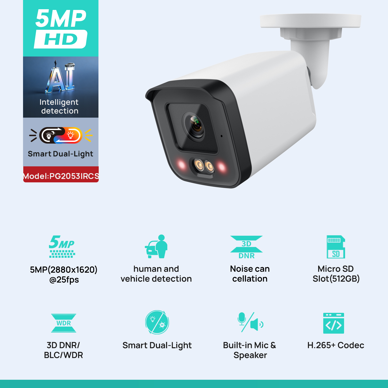 VIKYLIN IP Security Camera 5MP - Smart Home Or Smart Home recension och pris