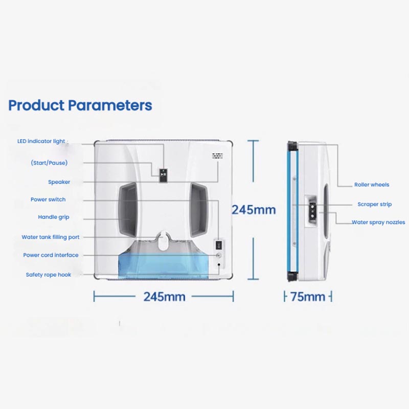 Multi-functional Window Cleani - Smart Home Robot recension och pris