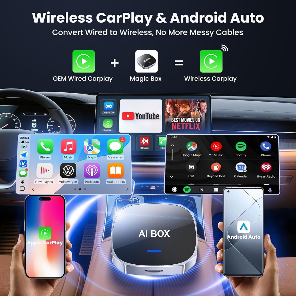 Wireless CarPlay & Android Aut - Smart Home Ac recension och pris