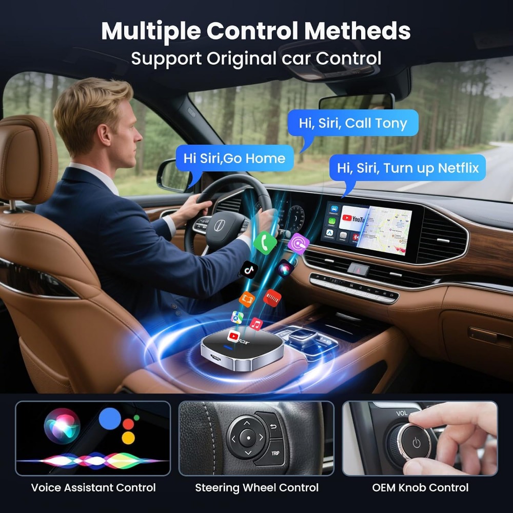 Wireless CarPlay & Android Aut - Smart Home Ac recension och pris