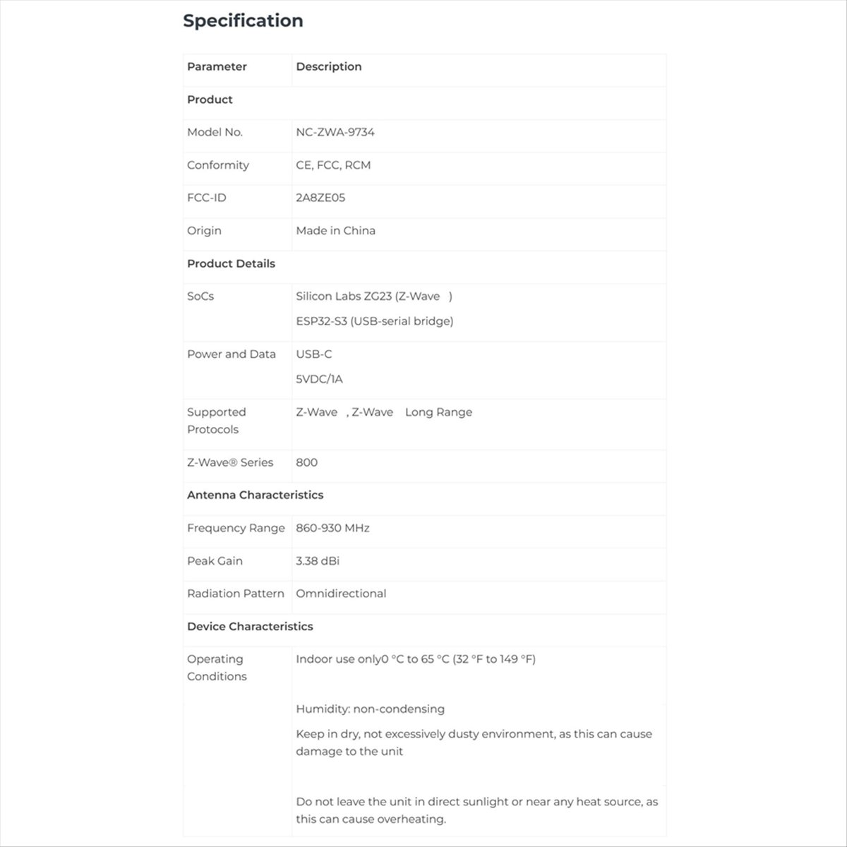 A85P Home Assistant Connect ZW - Smart Home Z Wave recension och pris