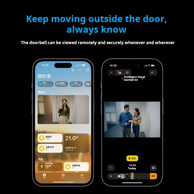 Aqara Smart Video Doorbell G4  - Smart Home Video Doorbell App recension och pris