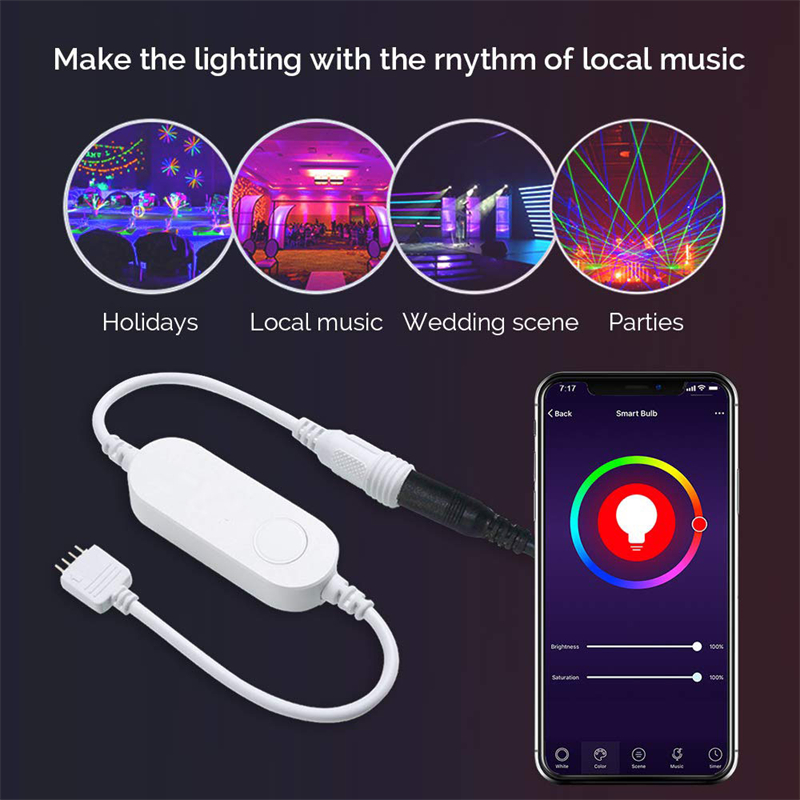 TUYA RGB Controller WIFI Dimme - Alexa Compatible Bulb recension och pris
