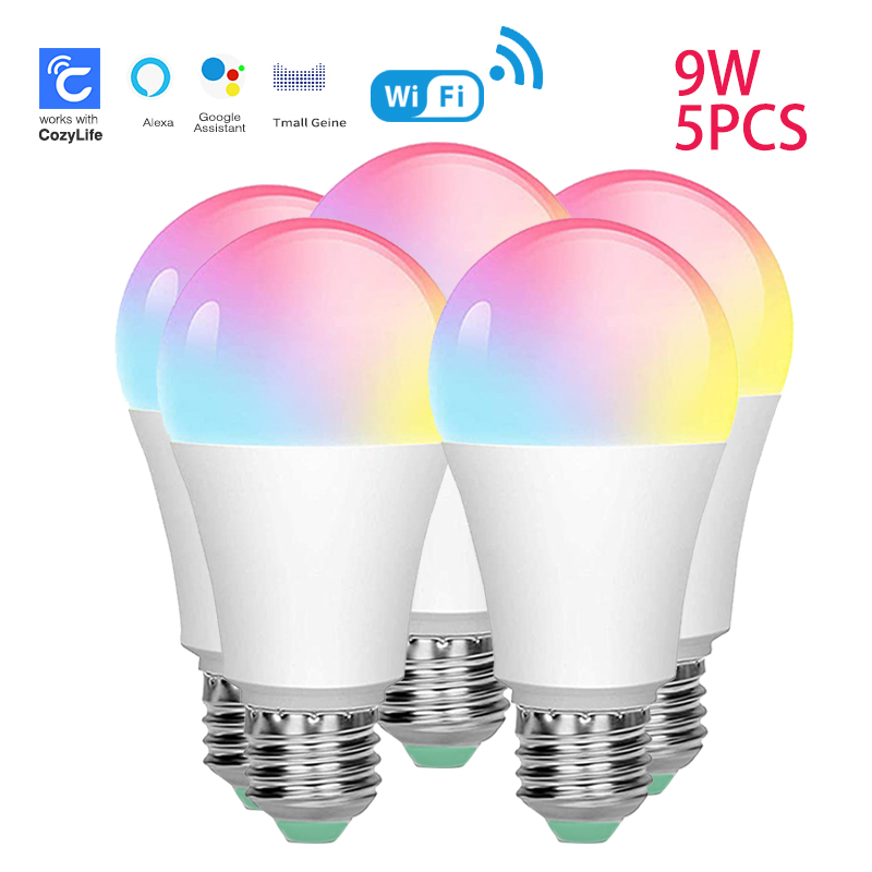 SIXWGH E27 Bulb WiFi 9W Smart  - Alexa Compatible Bulb recension och pris