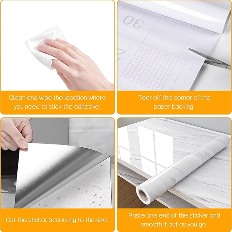 Glossy White Self-Adhesive Wal - Smart Home Film recension och pris