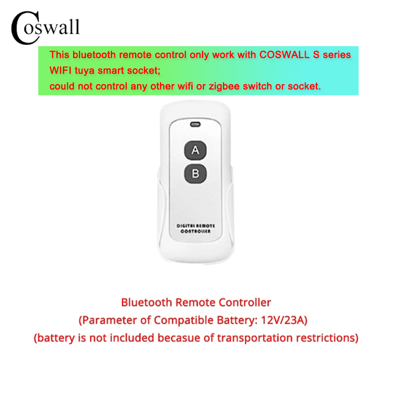 Coswall Alice Glass Zigbee Tuy - Smart Wall Socket recension och pris