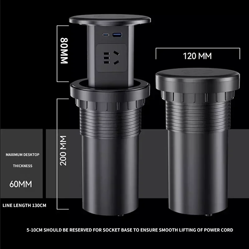 Intelligent Pop-up Socket Whit - Smart Wall Socket recension och pris