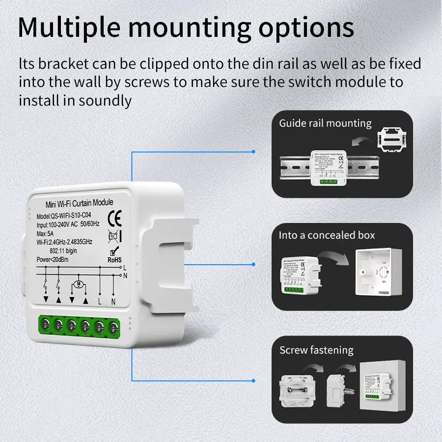 Tuya Smart ZigBee/WiFi Curtain - Curtain Motor recension och pris