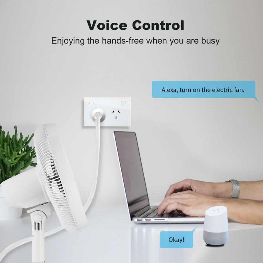 Zigbee Wi-Fi Matter AU Smart W - Smart Wall Socket recension och pris
