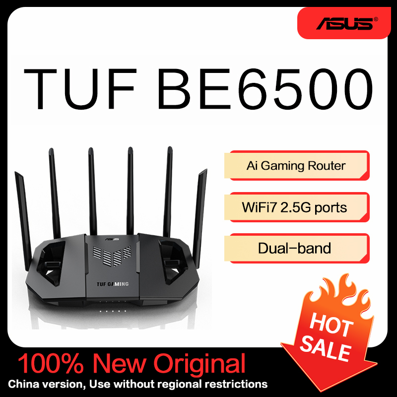 ASUS WiFi7 TUF GAMING BE6500 G - Smart Home Router recension och pris
