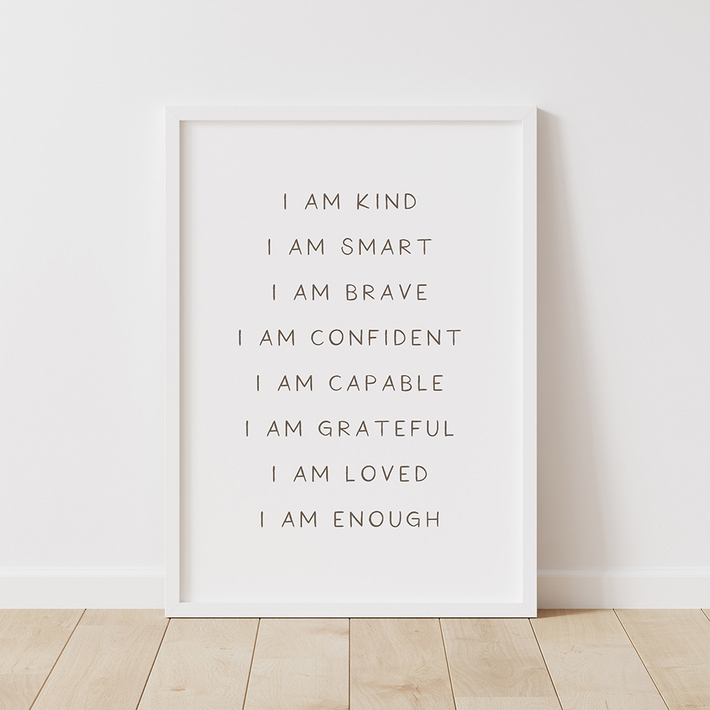 I am Kind Smart Loved Inspirat - Smart Home Quotes recension och pris