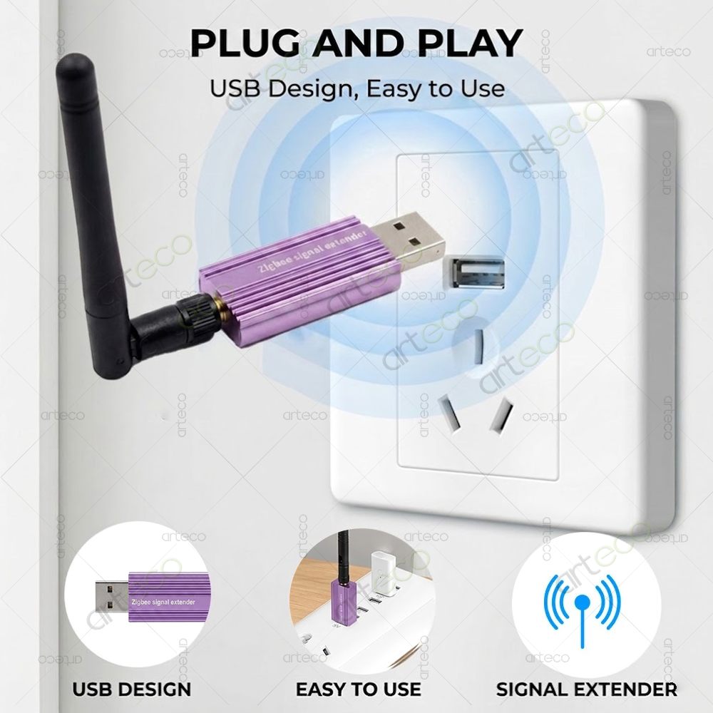 Zigbee Signal Repeater USB Ran - Smart Home Network recension och pris