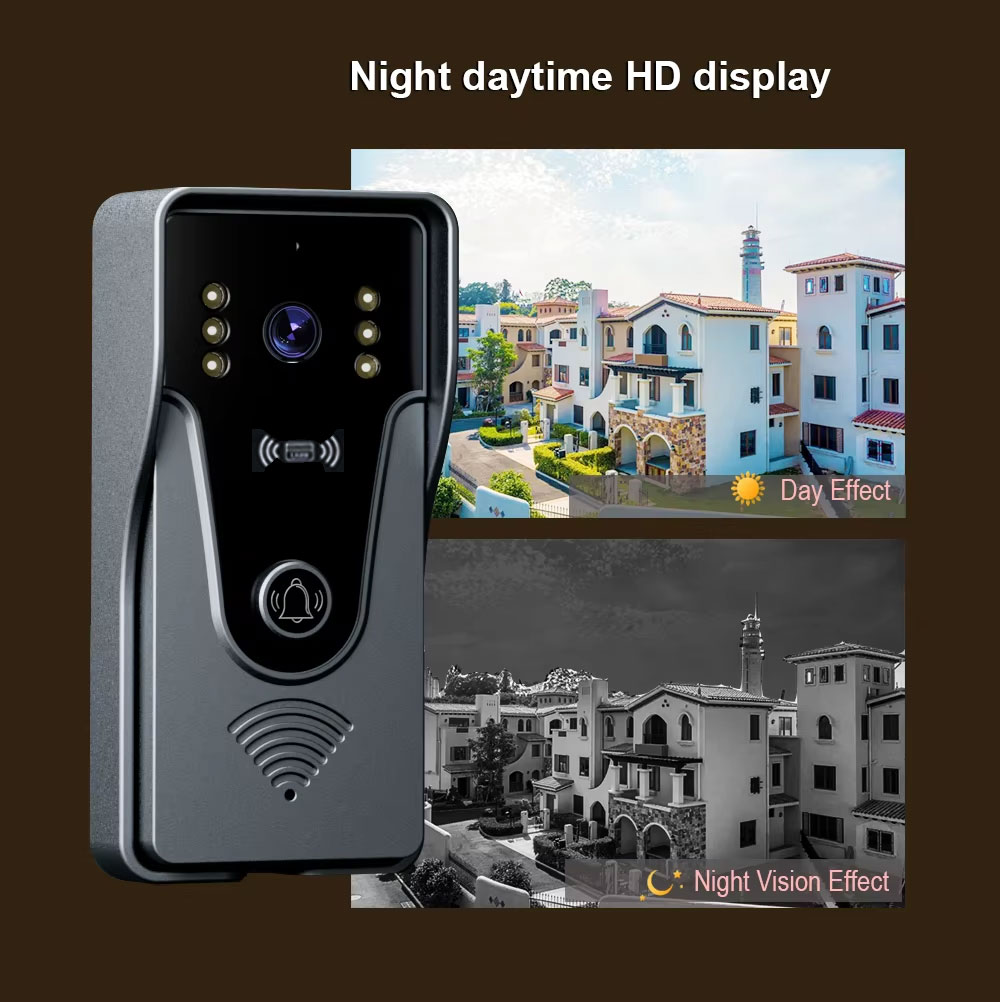 Tuya 1080P 7 Inch Color Touch  - Smart Home Video Doorbell App recension och pris