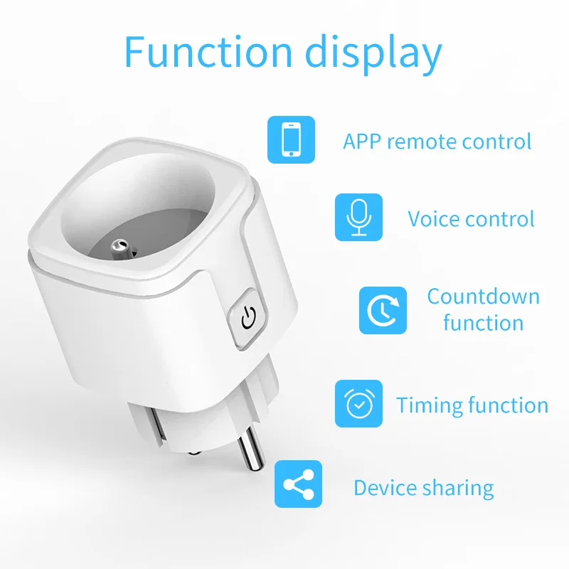 Smart Socket EU Plug WIFI or Z - Smart Home Or Smart Home recension och pris