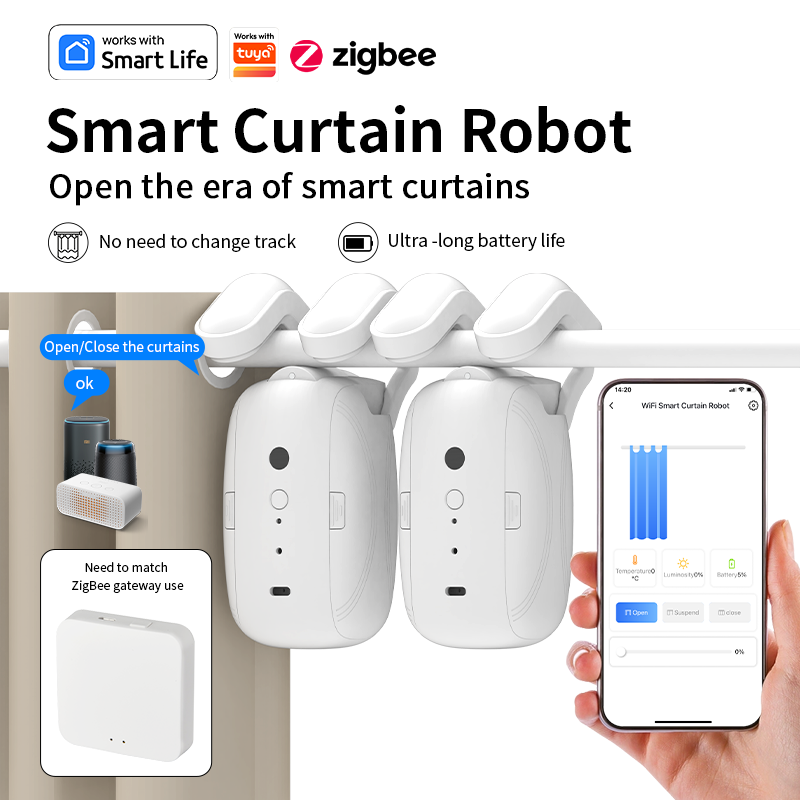 Zigbee Smart Curtain Driver Ro - Curtain Motor recension och pris