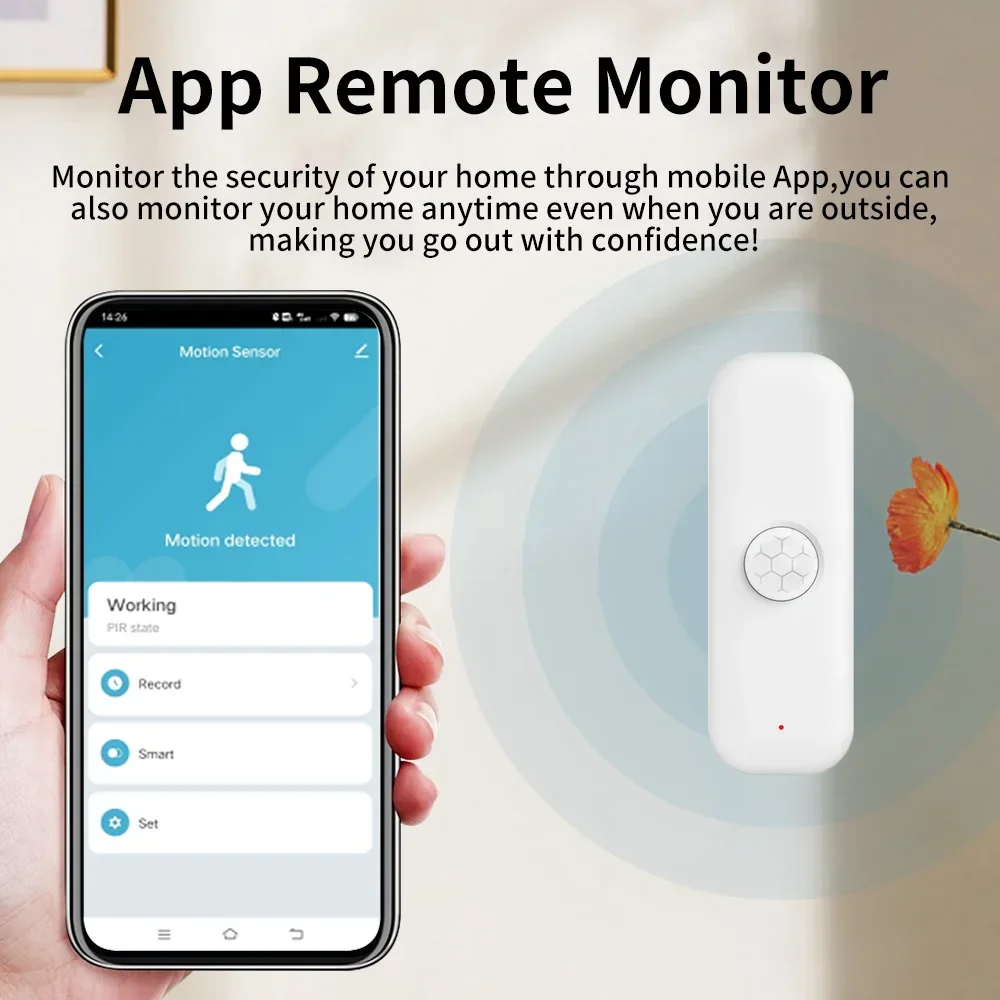 Tuya WiFI Motion Sensor PIR Sm - Smart Home Wiser recension och pris