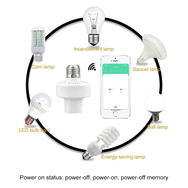 Tuya Smart E27 Socket Switch A - Smart Home Ac recension och pris
