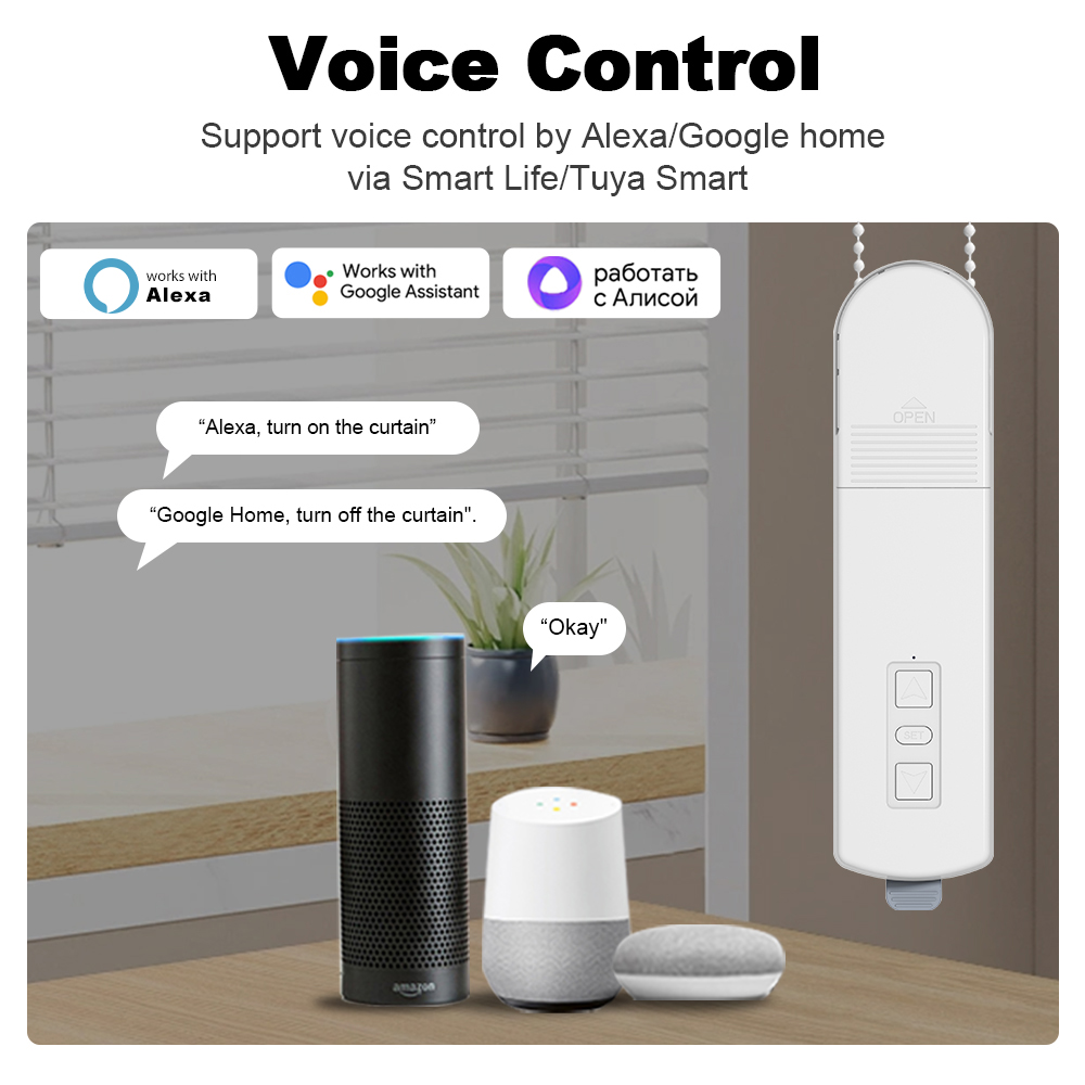 MANHOT WiFi/Zigbee Smart Rolle - Curtain Motor recension och pris